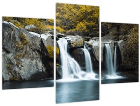 Obraz - Vodopády, Lushan, Čína (90x60 cm)