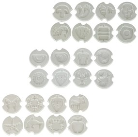 KIK 3D kryštálové lepidlo magické kuchynské šablóny kreatívna sada 62 položiek modrá