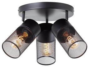 Brilliant - Bodové svietidlo KAMOLO 3xE27/40W/230V čierne
