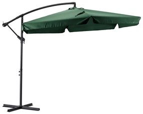 Záhradný slnečník Akron 300 cm zelený