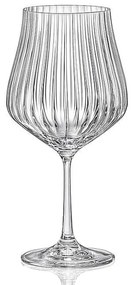 Crystalex Poháre na víno TULIPA OPTIC 600 ml, 6 ks