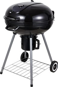 CH Záhradný gril na drevené uhlie s vekom a popolníkom Buddy