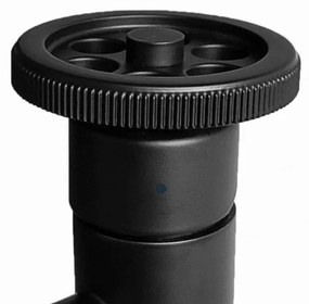 Laveo Muro, vysoká umývadlová batéria h-231, čierna matná, LAV-BAU_725D