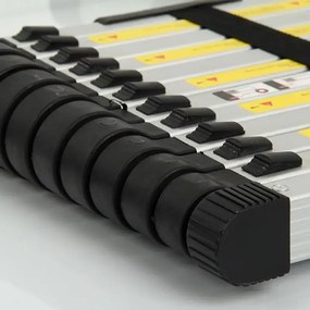 Stabilný teleskopicky hliníkový rebrík 5M