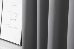 Záves OXFORD LIGHT 140x250 cm, svetlosivý Zavesenie: Riasiaca páska