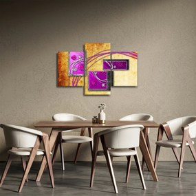 Obraz abstrakcie (90x60 cm)