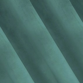 Smaragdové závesy s aplikáciou v hornej časti 140x250 cm