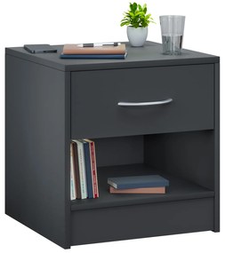 InternetovaZahrada Nočný stolík Kiel 41x39x28 cm - antracit