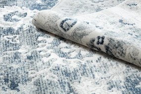 Koberec DISTIN 0822A Rozeta / vintage, granátový / modrý / biely