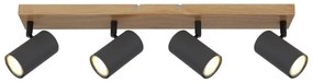 Globo 57911-4G -  Bodové svietidlo ROBBY 4xGU10/35W/230V šedá/hnedá
