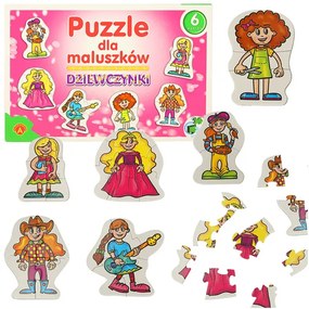 KIK ALEXANDER Puzzle pre batoľatá - dievčatá