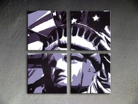 Ručne maľovaný POP Art obraz Socha Slobody | rôzne rozmery