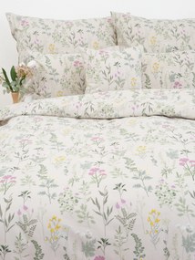 Predĺžené flanelové obliečky - Bianca béžová