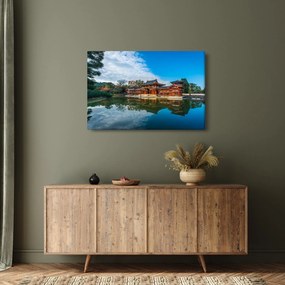 Obraz - Chrám Byodo-in, Japonsko (90x60 cm)