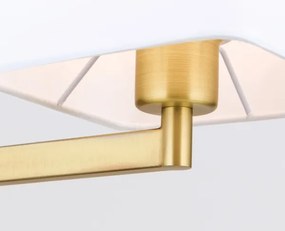 Orion LA 4-1209/1 - Stolná lampa CARLTON 1xE27/40W/230V biela/zlatá