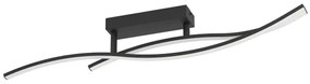 Eglo 901206 - LED Stropné svietidlo GRISOLIA LED/12W/230V 4000K čierna