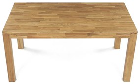 Jedálenský stôl 160 x 90 cm, dub, XL