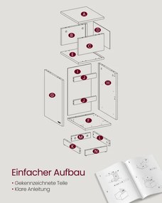 Set dvoch nočných stolíkov LET856B56 (2ks)