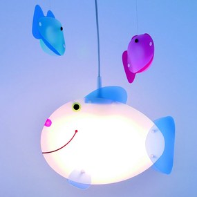 Závesná lampa do detskej izby Ryba