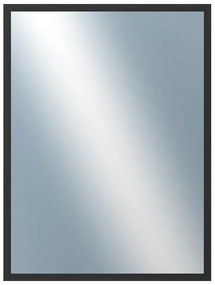 DANTIK - Zrkadlo v rámu, rozmer s rámom 60x80 cm z lišty Hliník čierna (7005021)