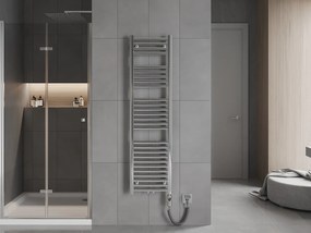 Mexen Hades, elektrické vykurovacie teleso 1500 x 400 mm, 600 W, chrómová, W104-1500-400-2600-01
