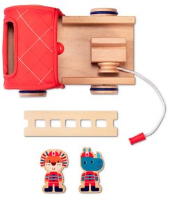 Lilliputiens – drevené hasičské vozidlo a nosorožec Marius