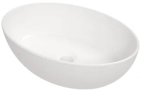 Keramické umývadlo na dosku biele ALPINIA 45,5 cm