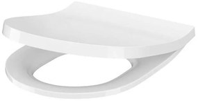 Cersanit Inverto voľne-padajúce sedátko duroplastové 44,8 x 35,5 cm, biela, K98-0187