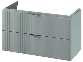 Cersanit Tirso, závesná skrinka pod umývadlo 994x447x572 mm, zelená matná, S1015-012