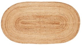 Jutový koberec v prírodnej farbe 100x200 cm Sage - Hübsch