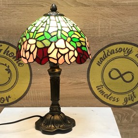 Stolová tiffany lampa ROSE Ø21*39