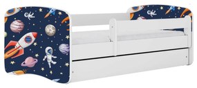 Dětská postel Babydreams vesmír bílá