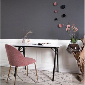 Súprava 2 ružových jedálnych stoličiek House Nordic Geneve