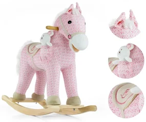 Hojdací koník Pony ružový