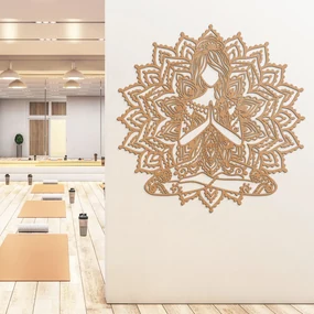 DUBLEZ | Boho mandala na stenu - Jogínka