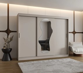 Šatníková skriňa 250 cm Ulta (kašmír). Akcia -40%. Vlastná spoľahlivá doprava až k Vám domov. 1126335