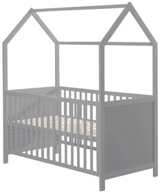 Sivá postieľka 70x140 cm – Roba