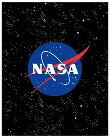 Fleecová deka NASA - motív Čierny vesmír - Nano Coral 220 gr./m2 - 120 x 150 cm