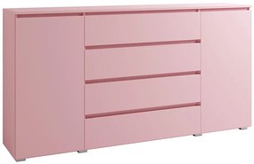 Komoda 4s2d Cosmo C06 Ružová