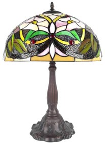 Stolná tiffany vitrážová lampa Ø 41*58