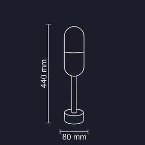 Vonkajšia lampa HORTEN 1xE27/10W/230V IP44 44 cm