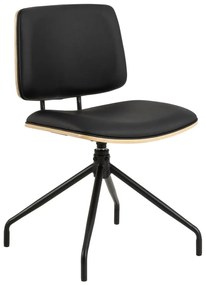 Čierna jedálenská stolička Owen – Actona