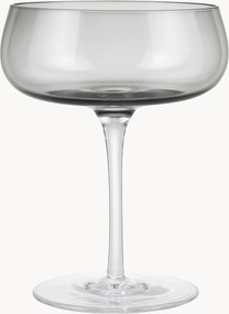 Ručne fúkané poháre na šampanské Belo, 2 ks