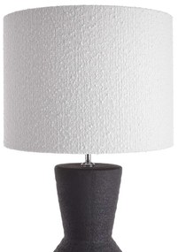 Butlers FREJA Stolná lampa s keramickým podstavcom 85 cm - čiernobiela