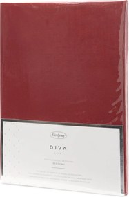 MAKOSATÉNOVÉ PRESTIERADLO DINA 160X210 CM ČERVENÉ