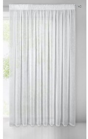 Eurofirany Biela záclona na páske IDA 300x250 cm