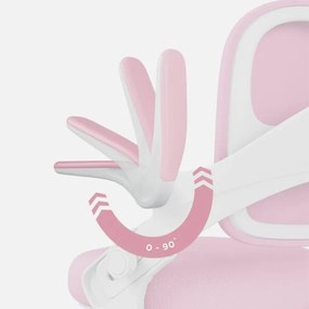 Detská otočná stolička Mark Adler Junior 4.3 ružová