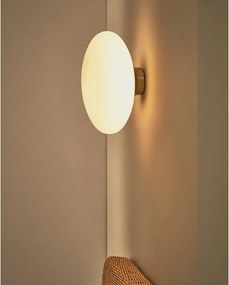 Biele/v striebornej farbe nástenné svietidlo ø 26 cm Bamila – Kave Home