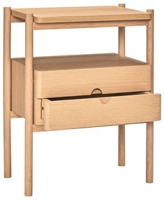 Nočný stolík v dekore duba v prírodnej farbe Appeal – Hübsch