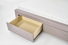Čalúnená posteľ Evora 160x200 dvojlôžko - béžové